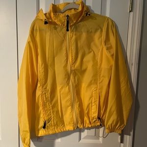 Yellow L.L. Bean Rain Jacket